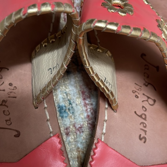 Coral Jack Roger sandals - size 7 - Picture 5 of 5